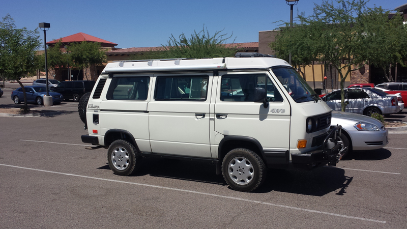 Illustration for article titled Sexy Subaru-powered Vanagon Syncro